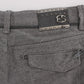 Ermanno Scervino Gray Cotton Straight Fit Casual Pants