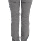 Ermanno Scervino Gray Cotton Slim Fit Casual Bootcut Pants