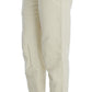 Ermanno Scervino Beige Cotton Capri Cropped Cargo Pants