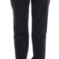 Ermanno Scervino Blue Cotton Blend Casual Fit Pants