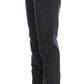 Ermanno Scervino Black Cotton Blend Regular Fit Pants