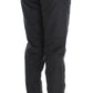 Ermanno Scervino Black Cotton Blend Regular Fit Pants