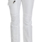 Ermanno Scervino White Nylon Padded Slim Fit Cargo Pants