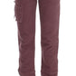 Ermanno Scervino Bordeaux Cotton Cropped Cargo Pants