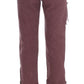 Ermanno Scervino Bordeaux Cotton Cropped Cargo Pants