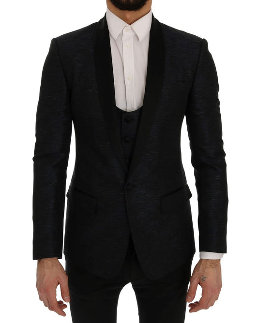 Dolce & Gabbana Blue MARTINI Slim 2 Piece Blazer