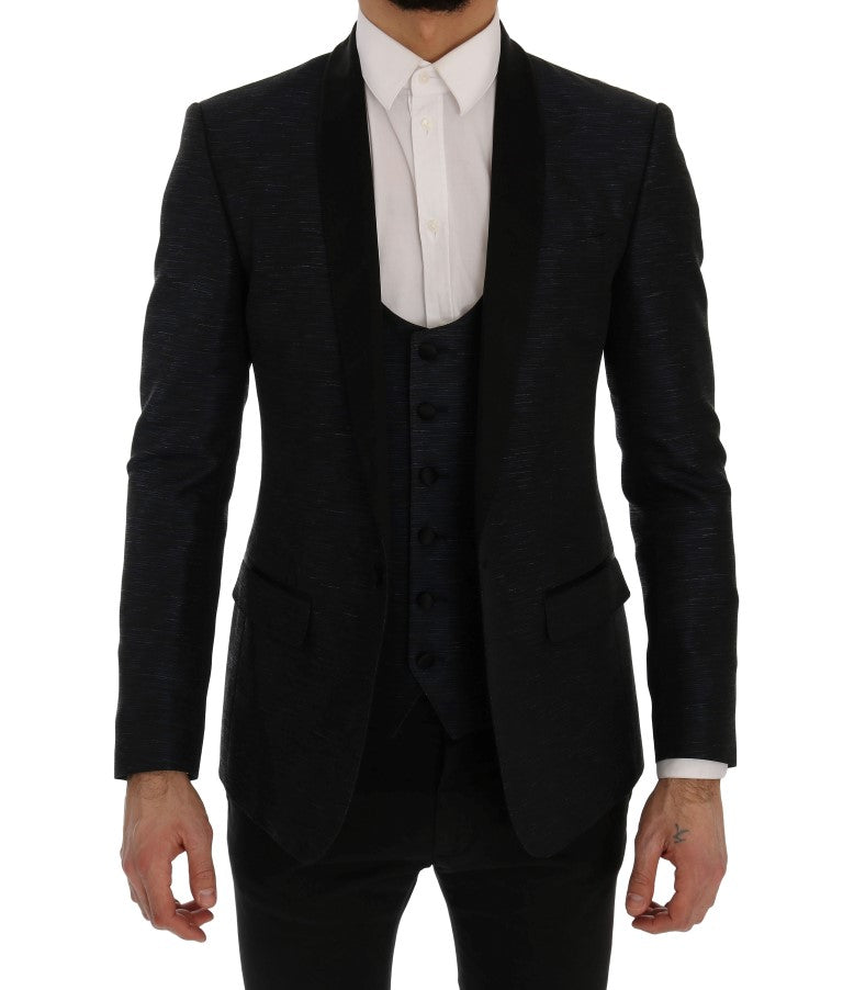 Dolce & Gabbana Blue MARTINI Slim 2 Piece Blazer