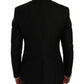 Dolce & Gabbana Black Blue MARTINI Silk Blazer Jacket