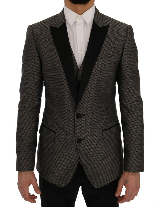 Dolce & Gabbana Multicolor Two Button Single Breasted Blazer