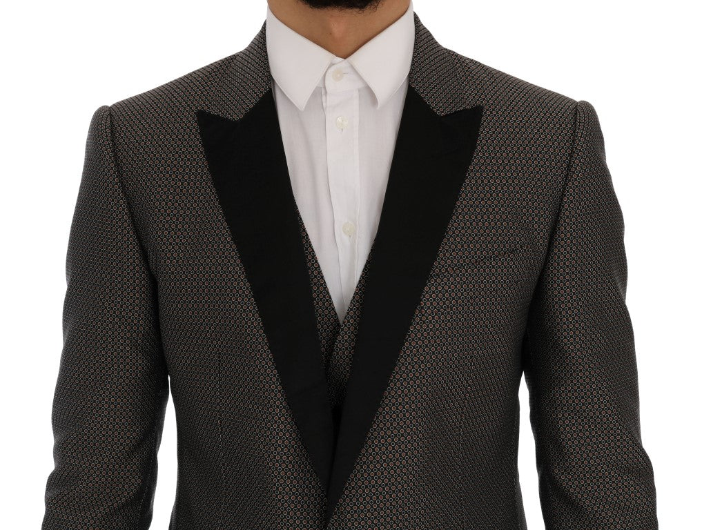 Dolce & Gabbana Multicolor Two Button Single Breasted Blazer