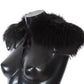 Dolce & Gabbana Black Fox Fur Collar Scarf