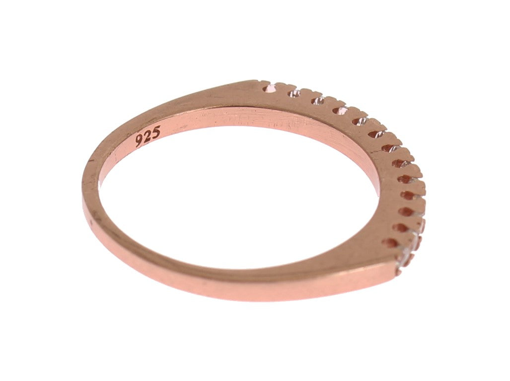 Nialaya Red Gold 925 Silver Ring