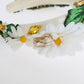 Dolce & Gabbana Yellow White Sunflower Crystal Floral Headband