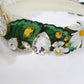 Dolce & Gabbana Yellow White Sunflower Crystal Floral Headband