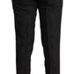 Dolce & Gabbana Black Brocade Formal 2 Piece MARTINI Suit