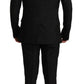 Dolce & Gabbana Black Formal 2 Piece MARTINI Suit