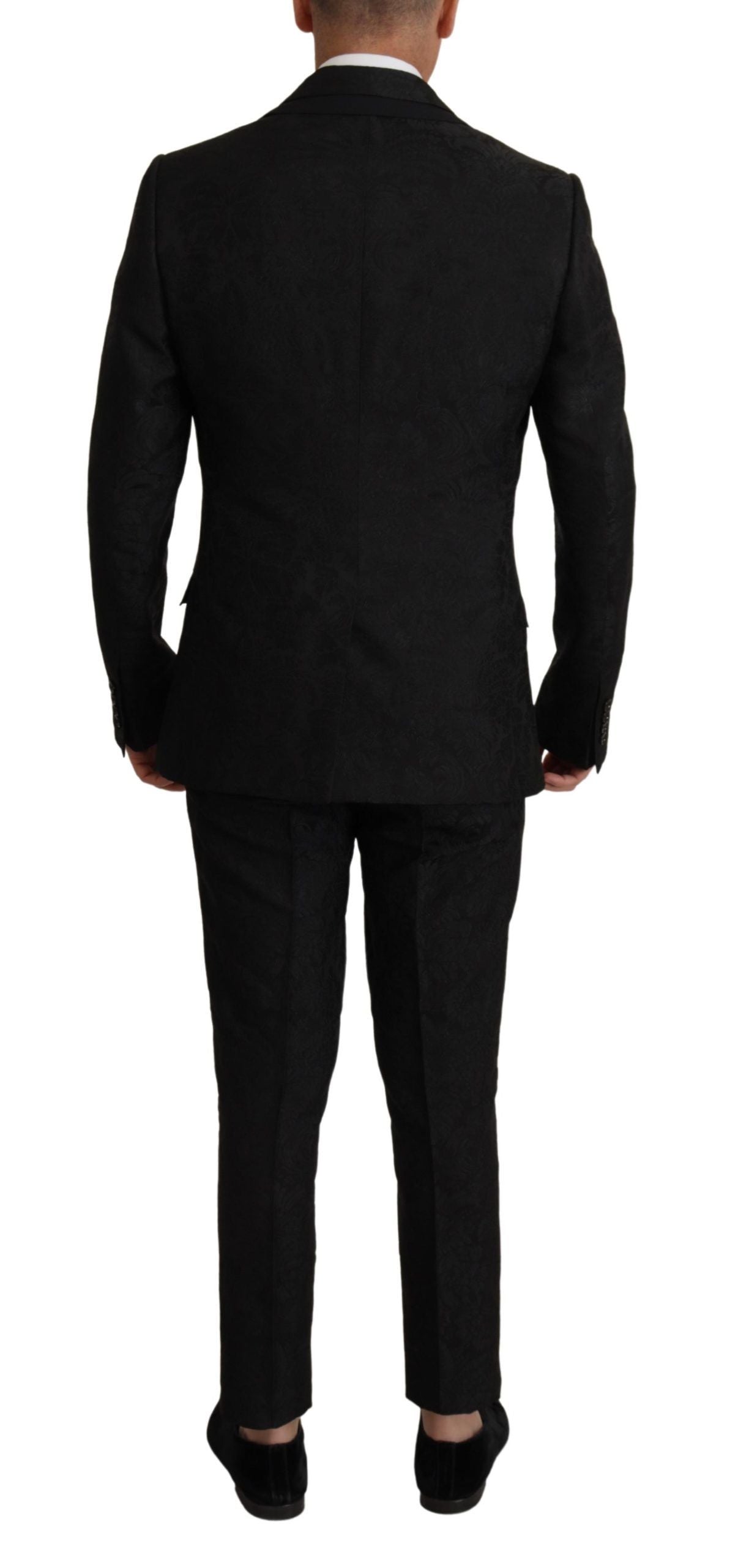 Dolce & Gabbana Black Formal 2 Piece MARTINI Suit