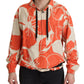 Dolce & Gabbana Multicolor Floral Hooded Pullover Sweater