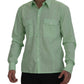 Dolce & Gabbana Mint Green Long Sleeves Button Down Shirt