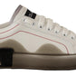 Dolce & Gabbana White Leather Logo Portofino Sneakers Shoes