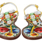 Dolce & Gabbana Multicolor Majolica Crystal Sandals Flip Flop Shoes