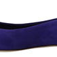 Dolce & Gabbana Purple Suede Crystals Loafers Flats Shoes