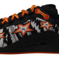 Dolce & Gabbana Black Orange Fabric Lace Up Sneakers NS1 Shoes