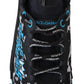 Dolce & Gabbana Black Blue Fabric Lace Up NS1 Sneakers