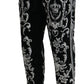 Dolce & Gabbana Black Cotton Heritage Sweatpants Jogging Pants