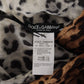 Dolce & Gabbana Brown Leopard Wrap A-line Maxi Viscose Dress