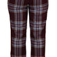 Dolce & Gabbana Gray Checked High Waist Cropped Trouser Pants