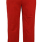 Dolce & Gabbana Red Button Embellished High Waist Pants