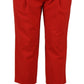 Dolce & Gabbana Red Button Embellished High Waist Pants