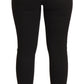 Dolce & Gabbana Black Mid Waist Skinny Denim Cotton Jeans