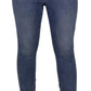 Dolce & Gabbana Blue High Waist Stretchable Skinny Pants Jeans