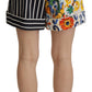 Dolce & Gabbana Majolica High Waist Designer Bermuda Shorts