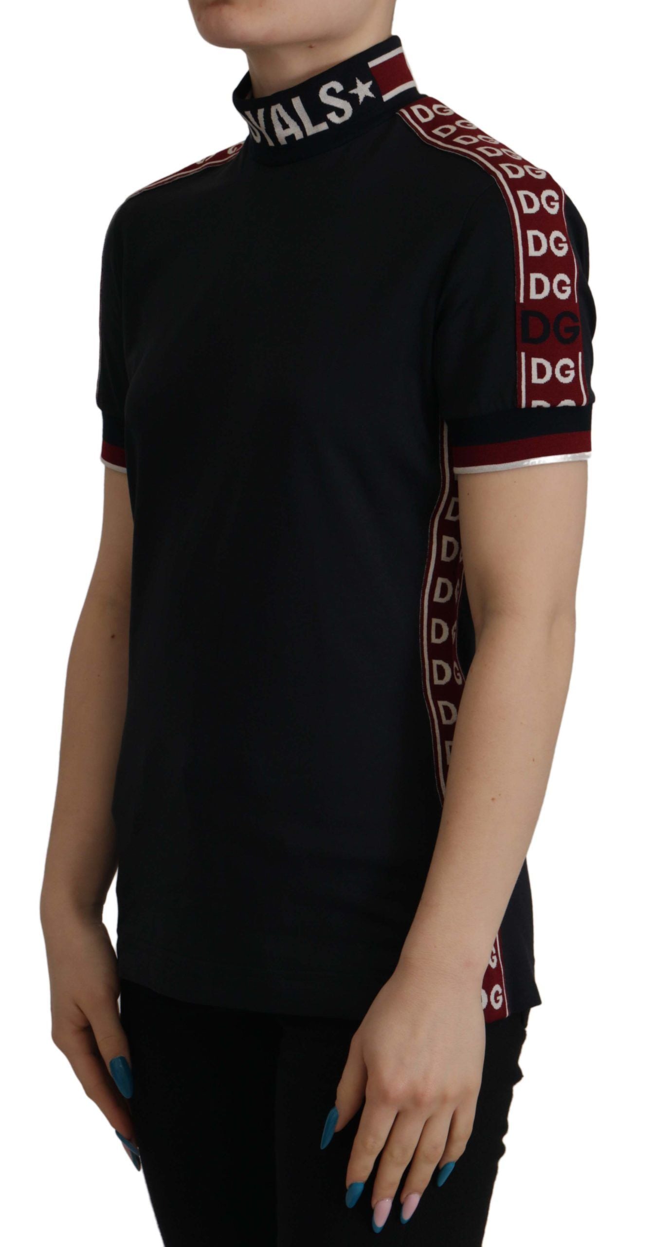 Dolce & Gabbana Black #DGMillennials 100% Cotton T-shirt