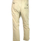 Gucci Light Brown Washed Gucci Print Button Fly Pants