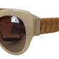 Dolce & Gabbana Beige Acetate Full Rim Brown Lense DG4294 Sunglasses