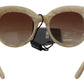 Dolce & Gabbana Beige Acetate Full Rim Brown Lense DG4294 Sunglasses