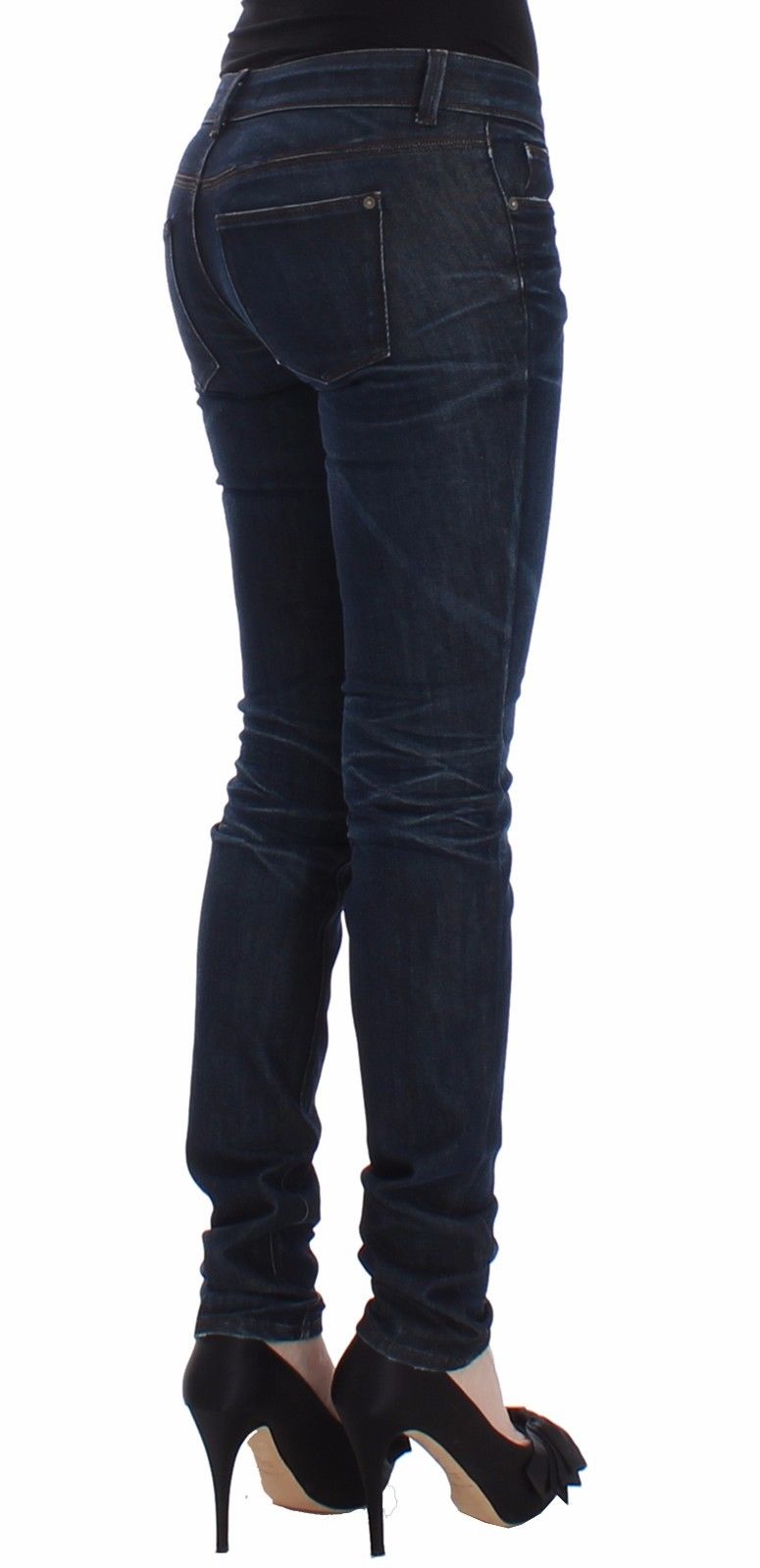 Ermanno Scervino Blue Slim Jeans Denim Pants Skinny Leg Stretch