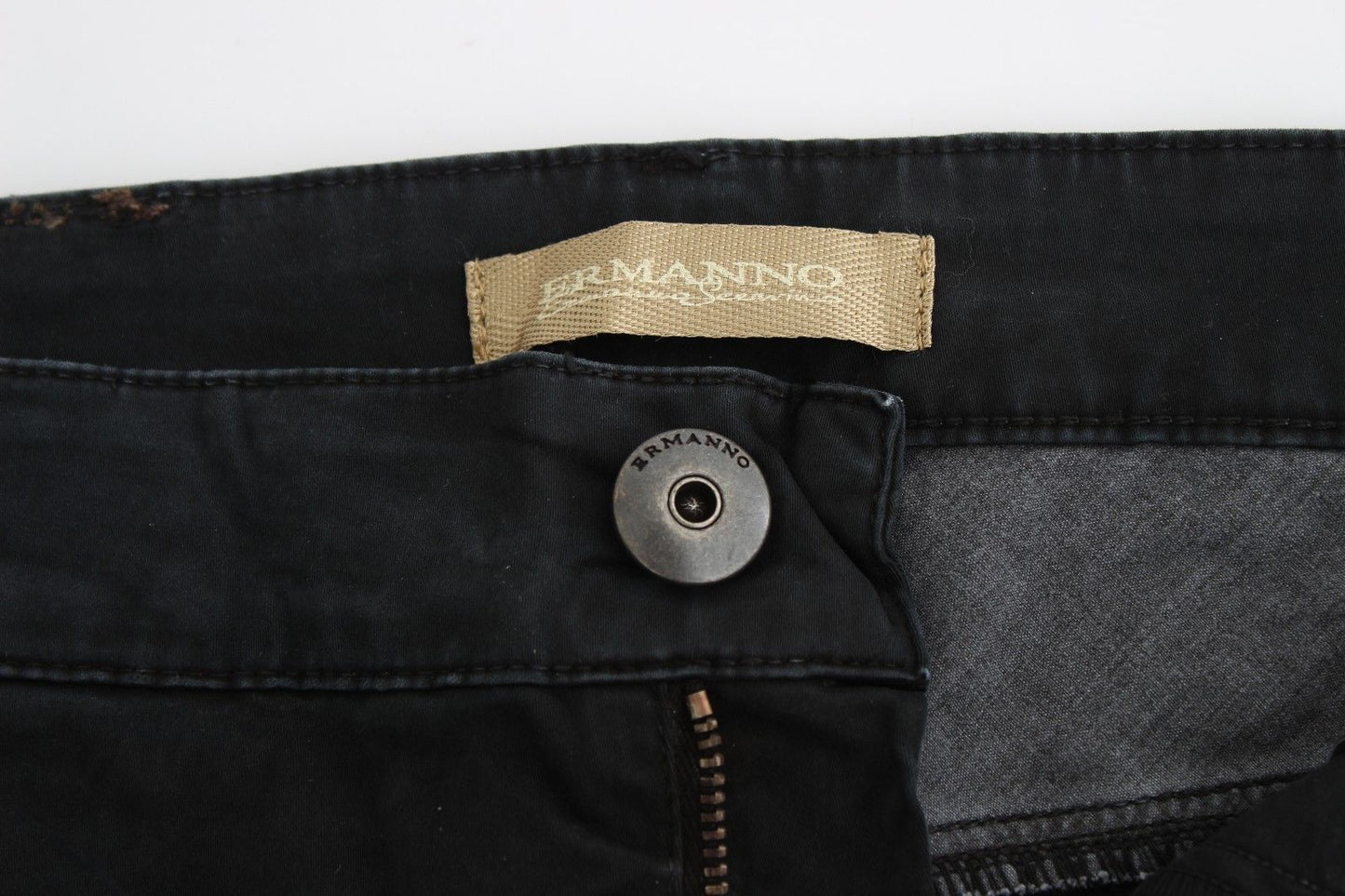 Ermanno Scervino Blue Slim Jeans Denim Pants Skinny Leg Straight