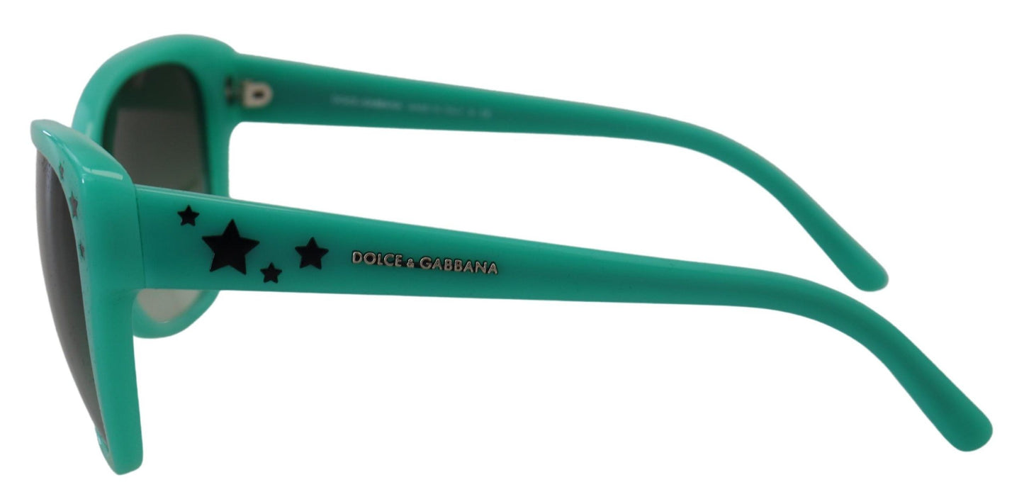 Dolce & Gabbana Green Stars Acetate Square Shades DG4124  Sunglasses