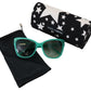 Dolce & Gabbana Green Stars Acetate Square Shades DG4124  Sunglasses