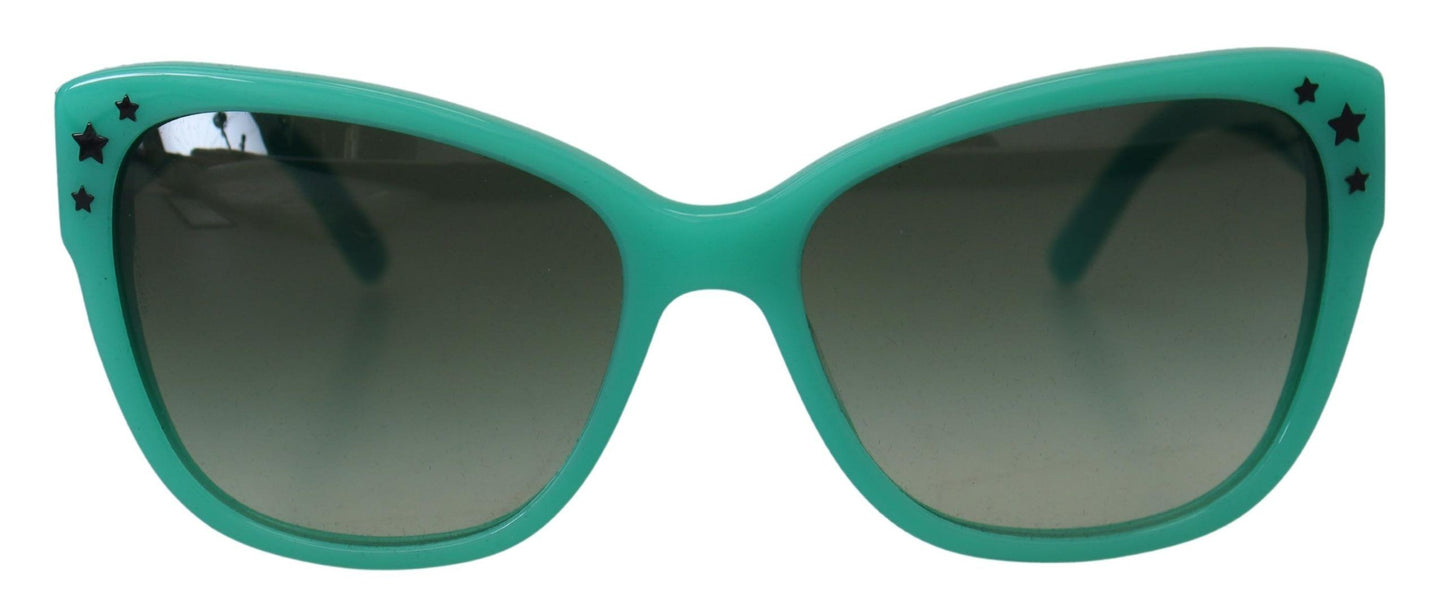 Dolce & Gabbana Green Stars Acetate Square Shades DG4124  Sunglasses