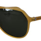 Dolce & Gabbana Yellow Acetate Black Lens Aviator DG4196 Sunglasses