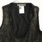 Ermanno Scervino Black Lace Lined Stretch Mini Dress