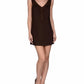 Ermanno Scervino Beachwear Brown Cotton Stretch Tunic Dress