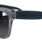 Dolce & Gabbana Blue Lace Acetate Rectangle Shades DG4226 Sunglasses