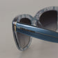 Dolce & Gabbana Blue Lace Acetate Rectangle Shades DG4226 Sunglasses